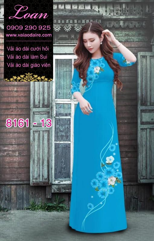 Vải áo dài hoa nhí