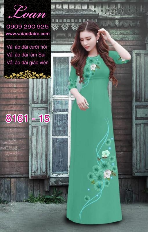 Vải áo dài hoa nhí