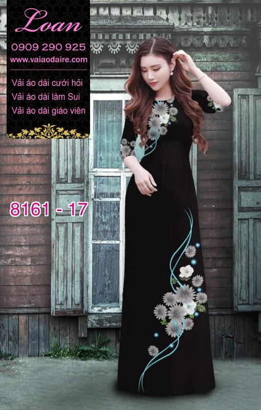 Vải áo dài hoa nhí