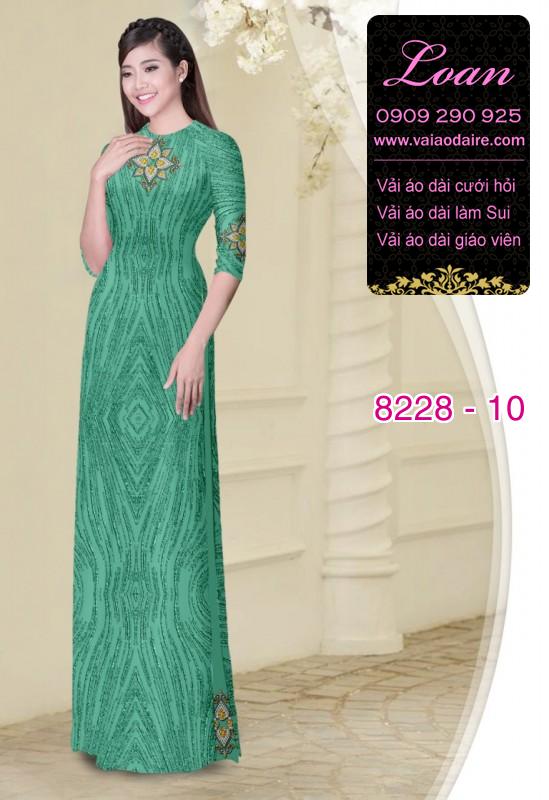 Vải áo dài hoa văn dọc