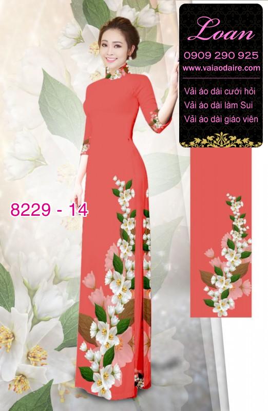 Vải áo dài hoa dây