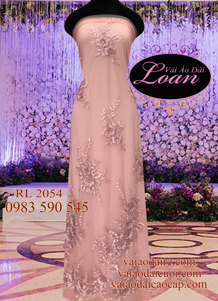 Vải áo dài ren cao cấp