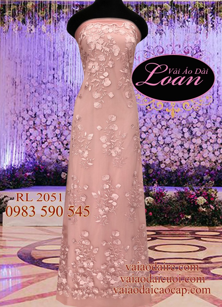 Vải áo dài ren cao cấp