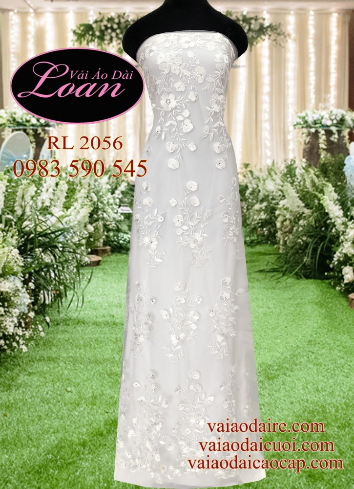 Vải áo dài ren cao cấp