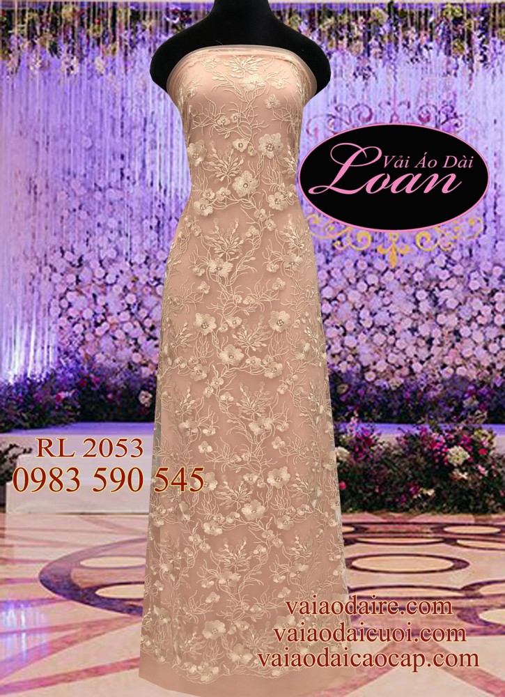 Vải áo dài ren cao cấp