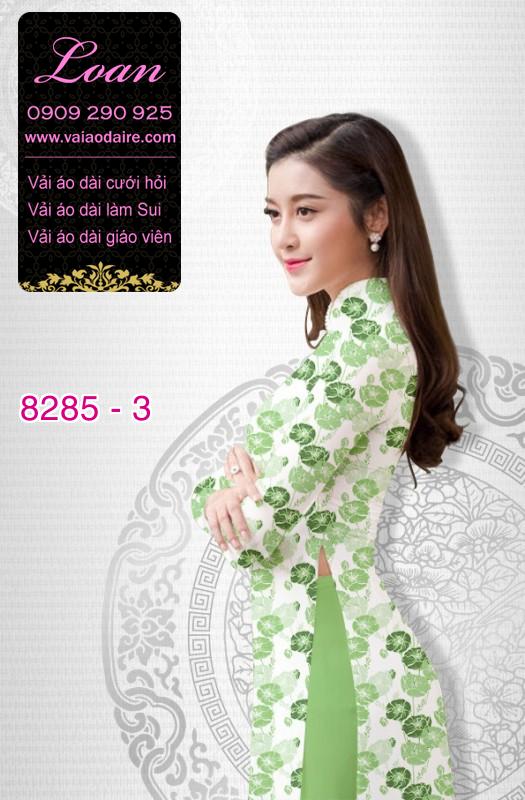 Vải áo dài hoa nhí