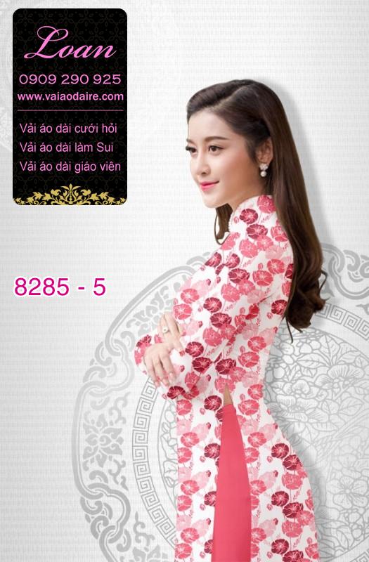Vải áo dài hoa nhí