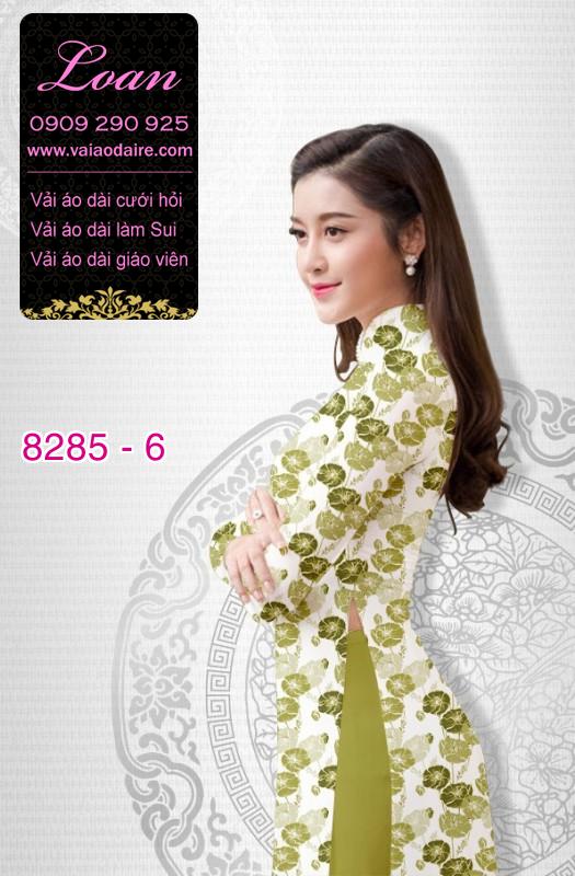 Vải áo dài hoa nhí