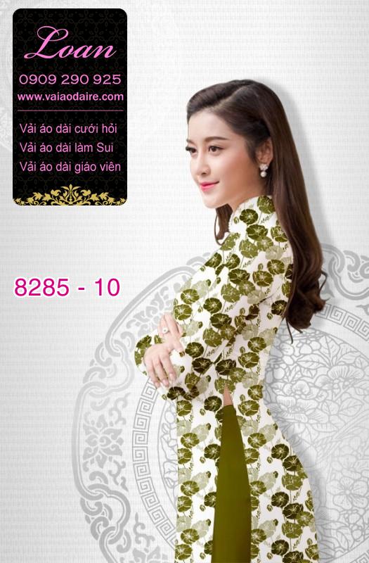 Vải áo dài hoa nhí