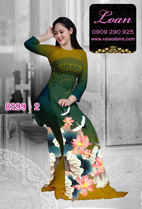 Vải áo dài hoa Sen trống đồng