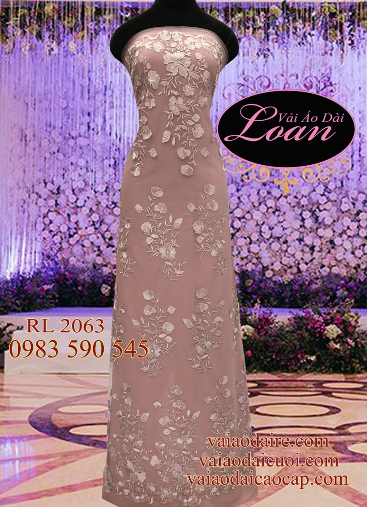 Vải áo dài ren cao cấp