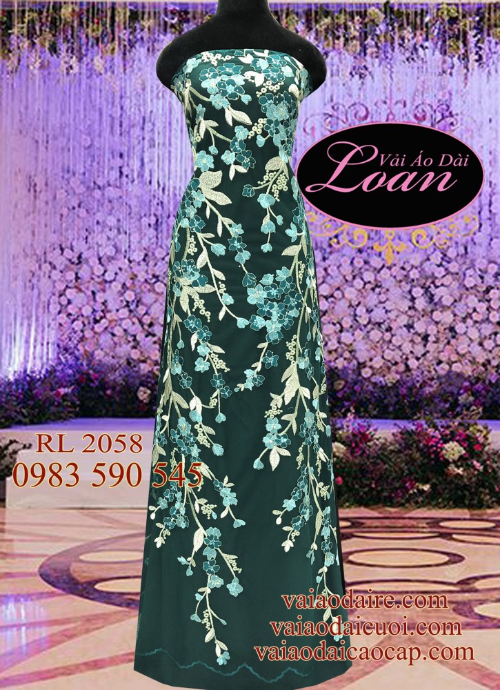 Vải áo dài ren cao cấp