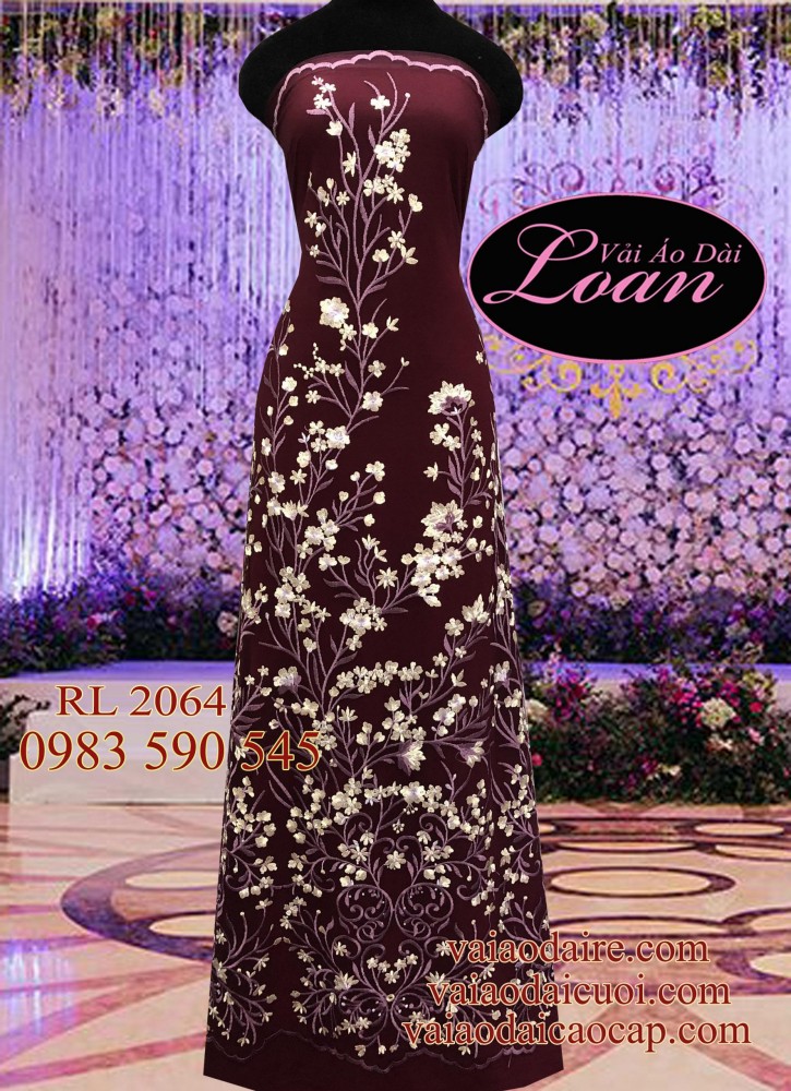 Vải áo dài ren cao cấp