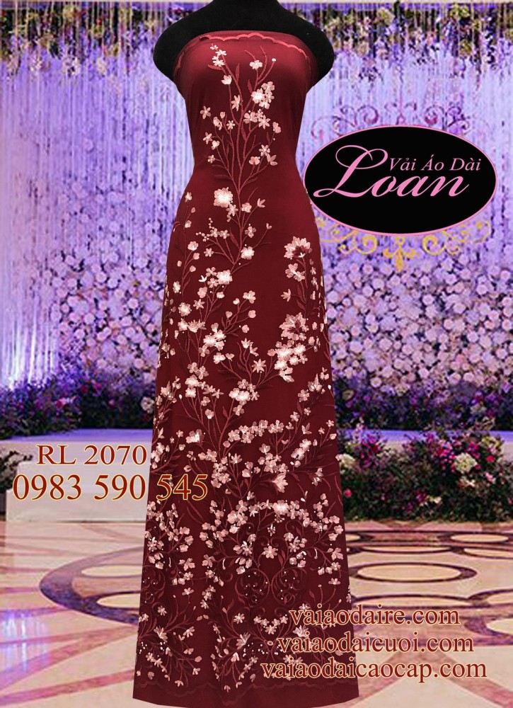 Vải áo dài ren cao cấp