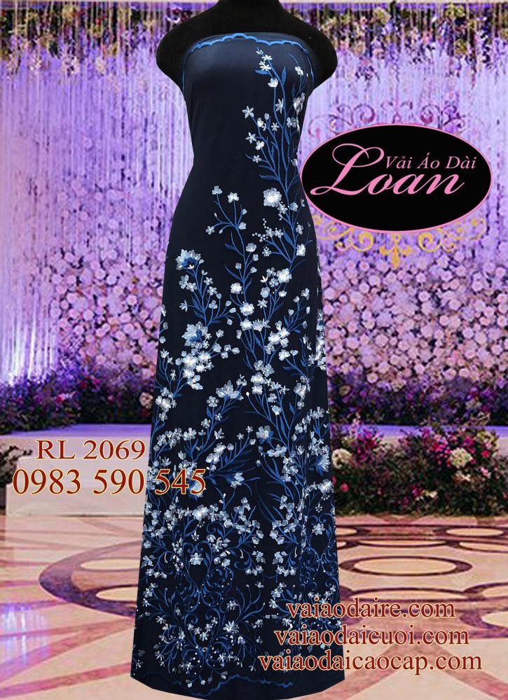 Vải áo dài ren cao cấp