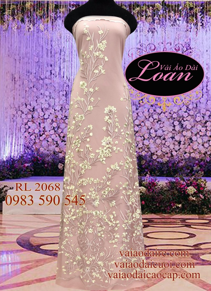 Vải áo dài ren cao cấp