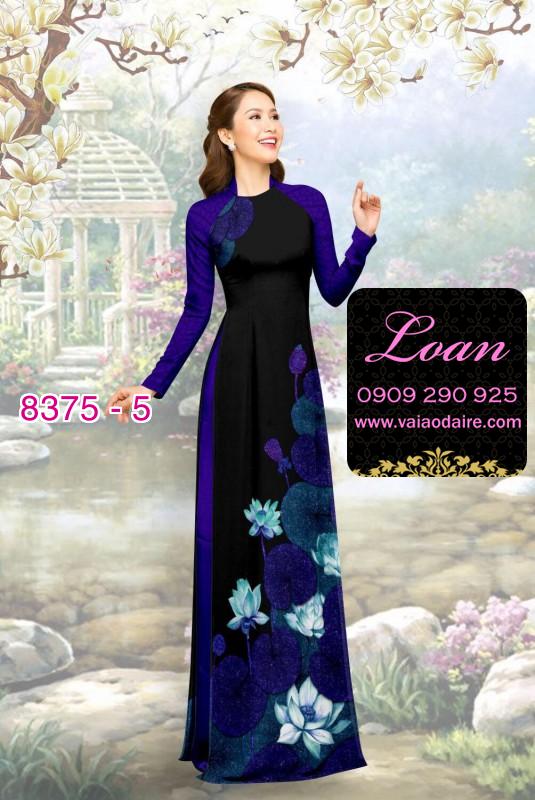 Vải áo dài hoa Sen