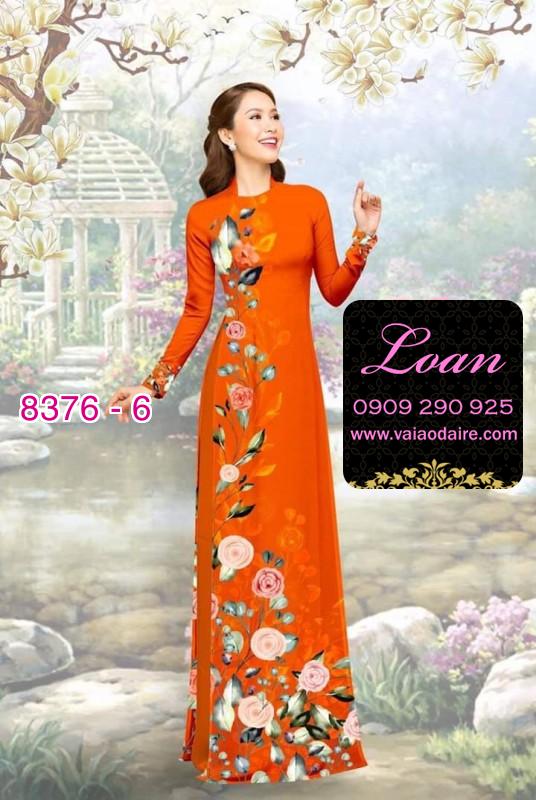 Vải áo dài hoa dây