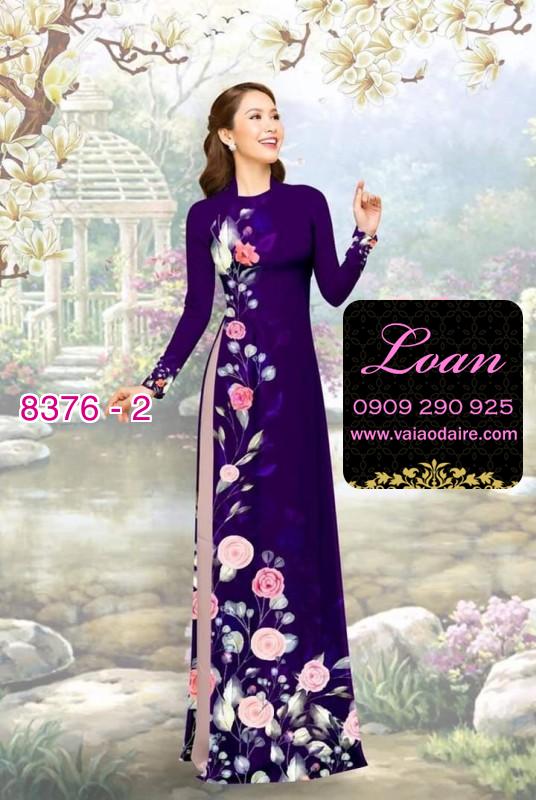 Vải áo dài hoa dây