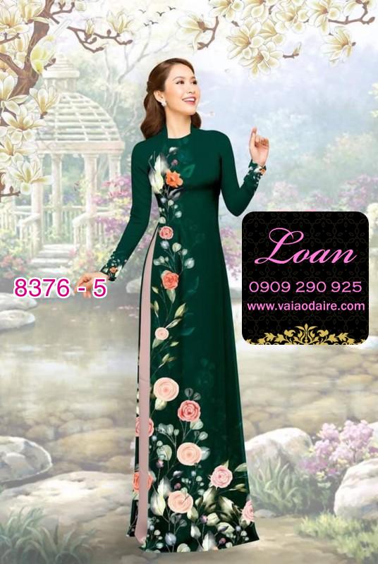 Vải áo dài hoa dây