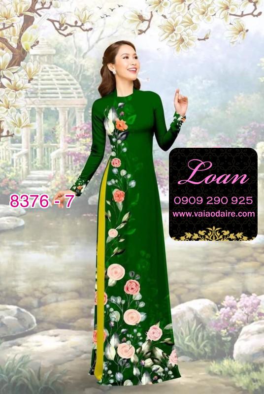 Vải áo dài hoa dây