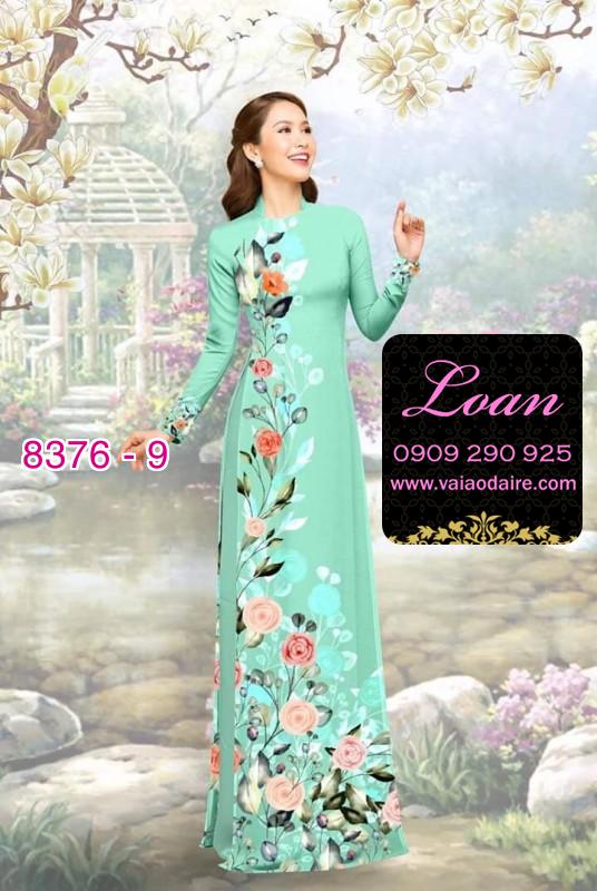 Vải áo dài hoa dây