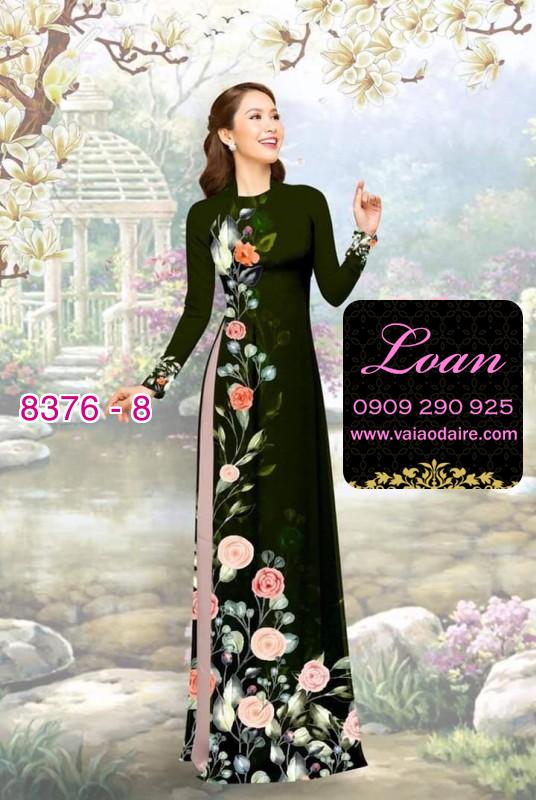 Vải áo dài hoa dây
