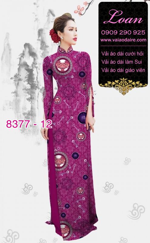 Vải áo dài hoa văn cổ điển Vải áo dài hoa văn cổ điển