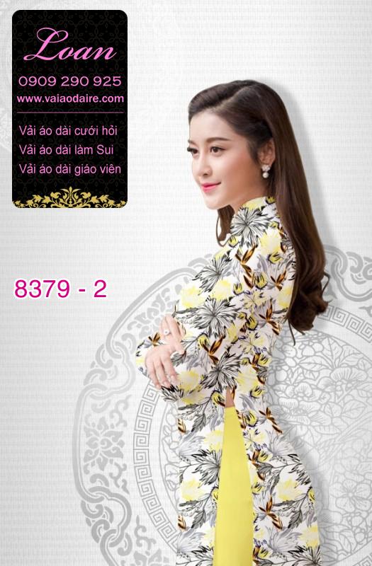 Vải áo dài hoa nhí