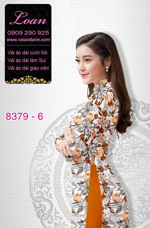 Vải áo dài hoa nhí