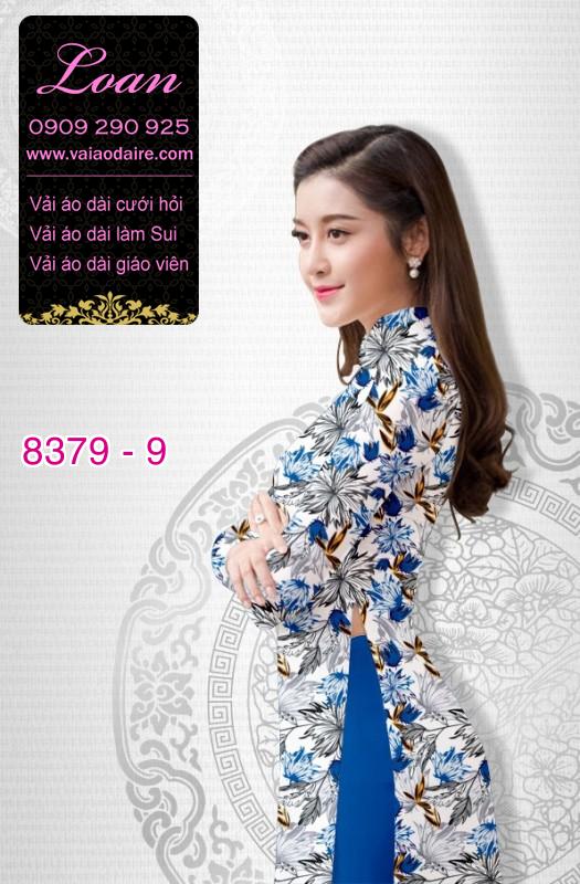 Vải áo dài hoa nhí