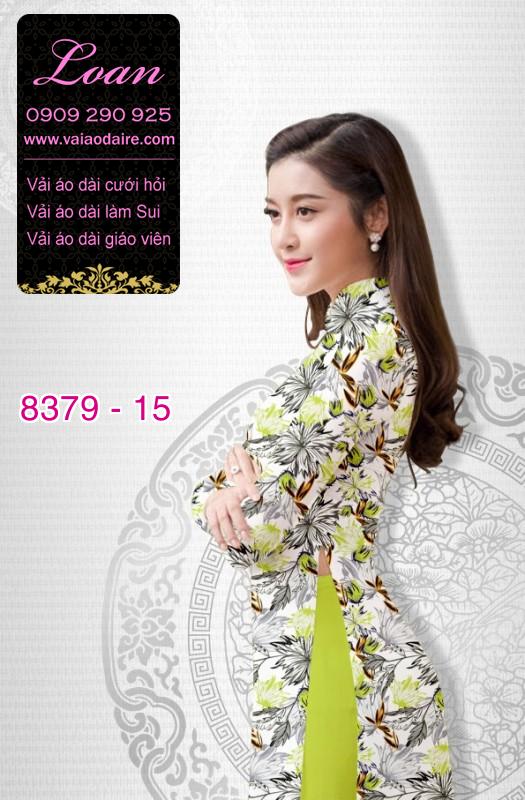 Vải áo dài hoa nhí