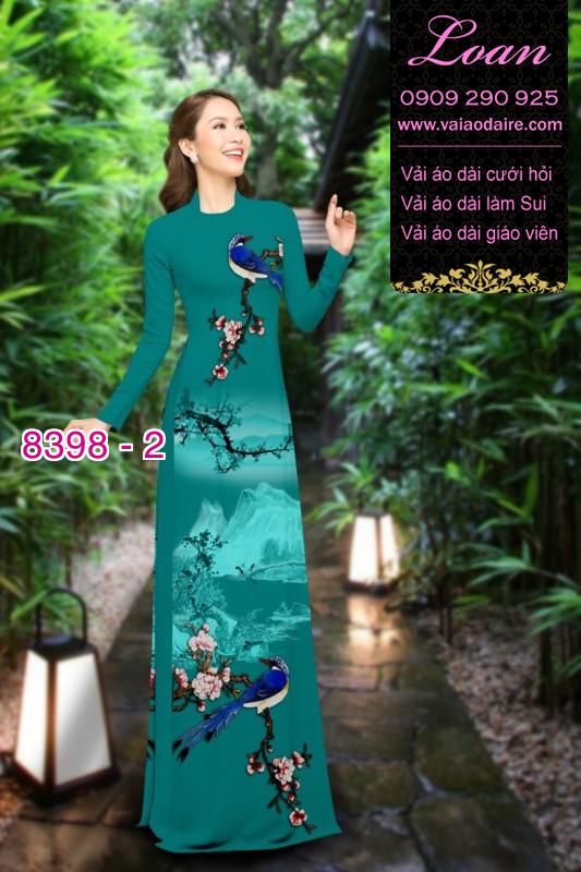 Vải áo dài phong cảnh