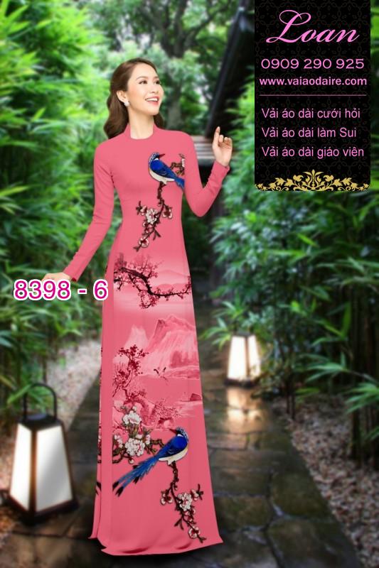 Vải áo dài phong cảnh