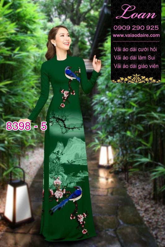 Vải áo dài phong cảnh