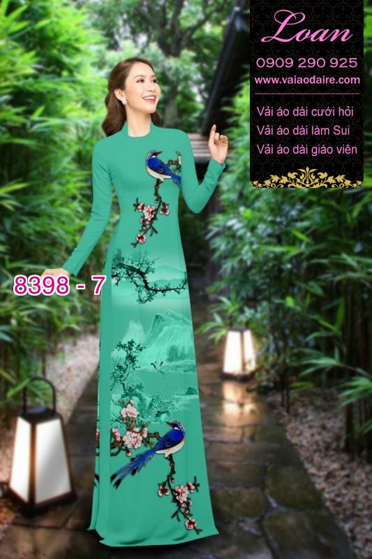 Vải áo dài phong cảnh