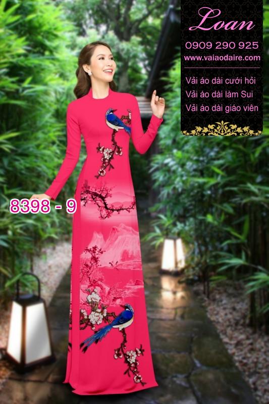 Vải áo dài phong cảnh
