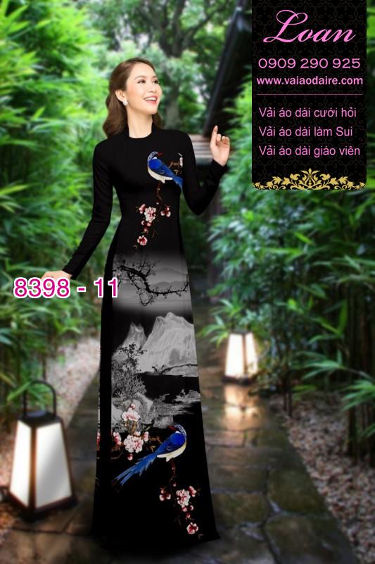 Vải áo dài phong cảnh