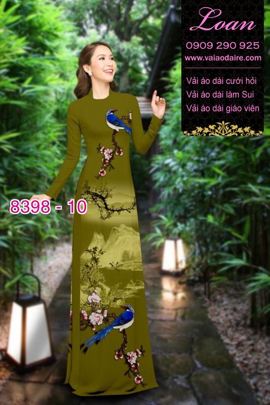 Vải áo dài phong cảnh