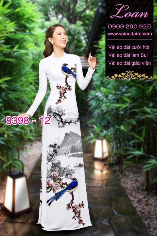 Vải áo dài phong cảnh