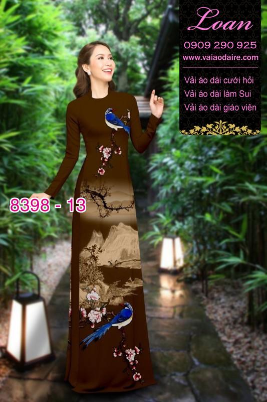 Vải áo dài phong cảnh