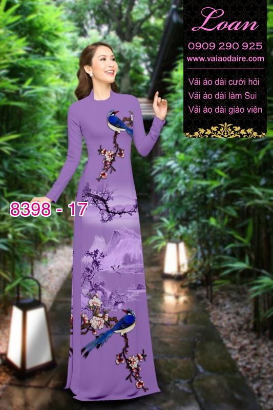 Vải áo dài phong cảnh