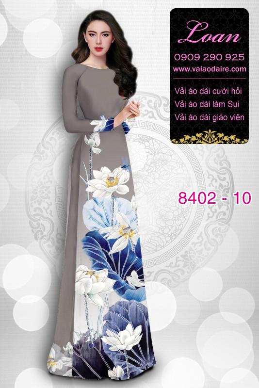 Vải áo dài hoa Sen