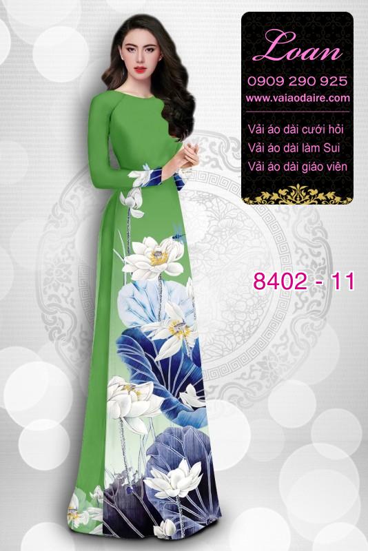Vải áo dài hoa Sen