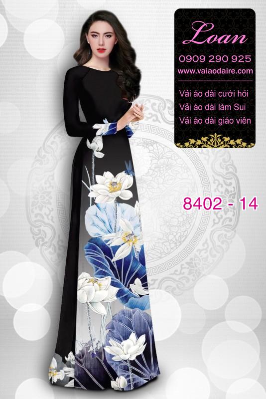 Vải áo dài hoa Sen