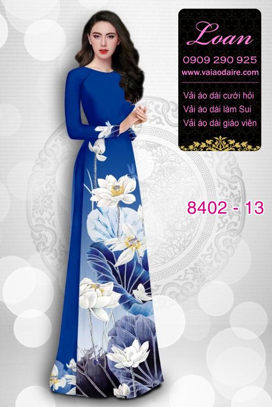 Vải áo dài hoa Sen