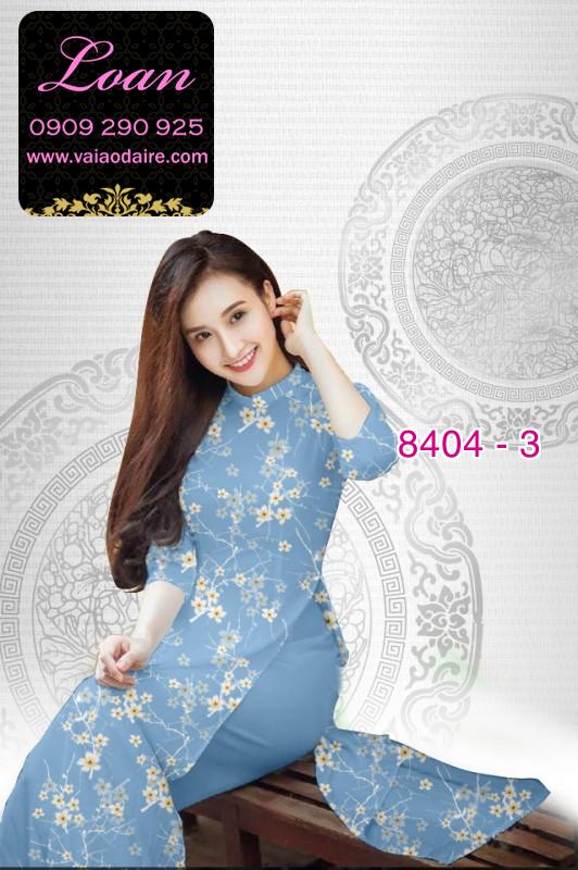 Vải áo dài hoa nhỏ