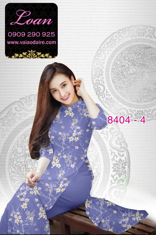 Vải áo dài hoa nhỏ