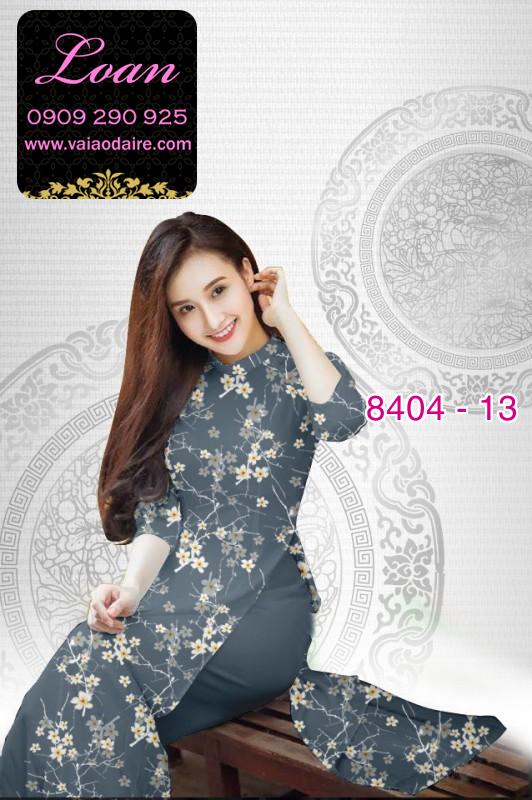 Vải áo dài hoa nhỏ