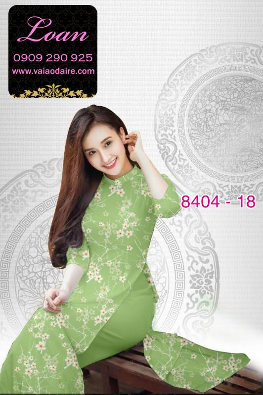 Vải áo dài hoa nhỏ